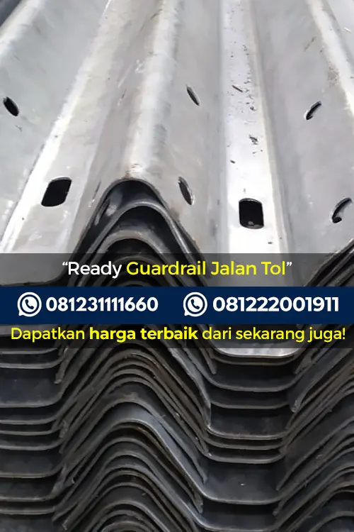 Pemasangan Guardrail Kota Blitar