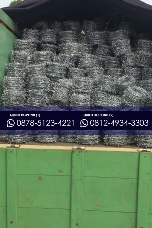 Stok Kawat Duri Galvanis BSM