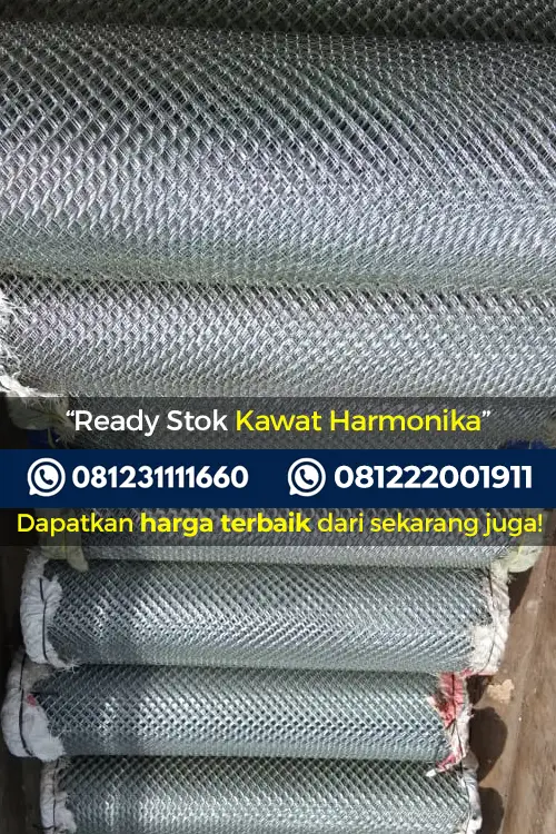 Detail Jarak Lubang Kawat Harmonika