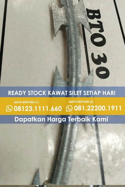 Distributor Kawat Silet BTO 30 Kota Kupang
