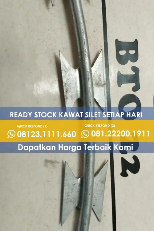 Gudang Stok Razor Wire CV Bangun Sarana Makmur